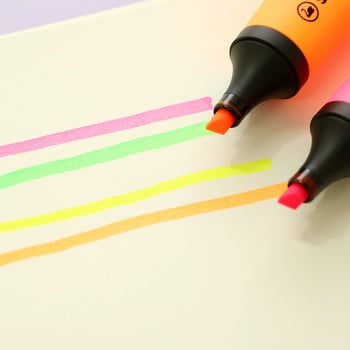 1 τεμ. Stabilo Neon Color Highlighter Μαρκαδόρος Στυλό Σμίλη Συμβουλή για Σχέδιο Ζωγραφική Χαρτί γραφείου Αντίγραφο Φαξ Σχολή F826