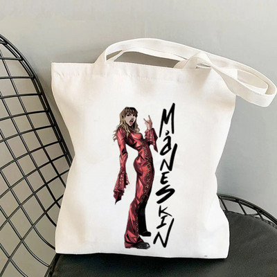 2021. Shopper Damiano David Maneskin torba Harajuku ženska torba za kupnju Platnena torba za kupovinu torba za djevojke Torba torba Ženska torba na rame