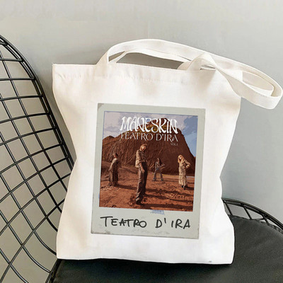2021. Shopper Damiano David Maneskin torba Harajuku ženska torba za kupnju Platnena torba za kupovinu torba za djevojke Torba torba Ženska torba na rame