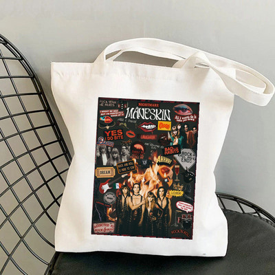 Shopper MANESKIN Polaroids Kawaii torba Harajuku ženska torba za kupnju Platnena torba za kupnju torba za djevojke Torba torba Ženska torba na rame