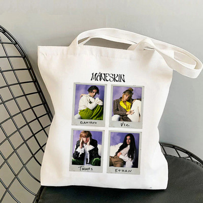 Shopper MANESKIN Polaroids Kawaii torba Harajuku ženska torba za kupnju Platnena torba za kupnju torba za djevojke Torba torba Ženska torba na rame