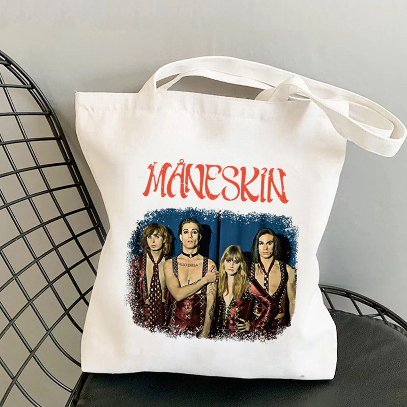 Shopper MANESKIN Polaroids Kawaii torba Harajuku ženska torba za kupnju Platnena torba za kupnju torba za djevojke Torba torba Ženska torba na rame