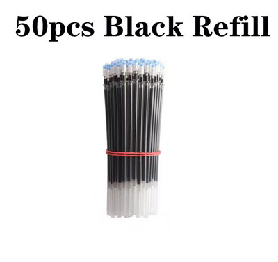 Paket gel olovke Ručke neutralne olovke Štap za punjenje 0,5 mm vrh metka Crnoplava Hemijska kemijska olovka s crvenom tintom Olovka za potpisivanje Uredski pribor za studente