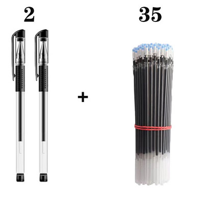 Paket gel olovke Ručke neutralne olovke Štap za punjenje 0,5 mm vrh metka Crnoplava Hemijska kemijska olovka s crvenom tintom Olovka za potpisivanje Uredski pribor za studente