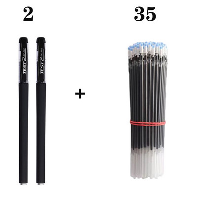 Paket gel olovke Ručke neutralne olovke Štap za punjenje 0,5 mm vrh metka Crnoplava Hemijska kemijska olovka s crvenom tintom Olovka za potpisivanje Uredski pribor za studente