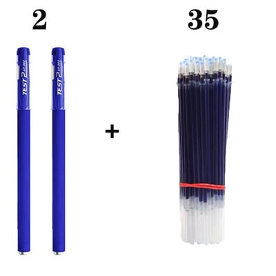 Paket gel olovke Ručke neutralne olovke Štap za punjenje 0,5 mm vrh metka Crnoplava Hemijska kemijska olovka s crvenom tintom Olovka za potpisivanje Uredski pribor za studente