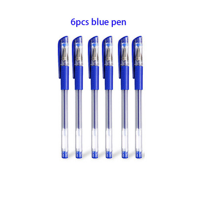 Paket gel olovke Ručke neutralne olovke Štap za punjenje 0,5 mm vrh metka Crnoplava Hemijska kemijska olovka s crvenom tintom Olovka za potpisivanje Uredski pribor za studente