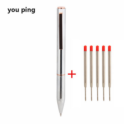 Nauji aukštos kokybės 738 metalo spalvos mokyklos mokinių biuro reikmenys tušinukai