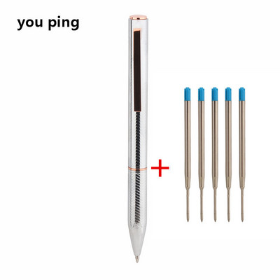 Nauji aukštos kokybės 738 metalo spalvos mokyklos mokinių biuro reikmenys tušinukai