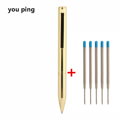 Nauji aukštos kokybės 738 metalo spalvos mokyklos mokinių biuro reikmenys tušinukai