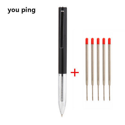 Nauji aukštos kokybės 738 metalo spalvos mokyklos mokinių biuro reikmenys tušinukai