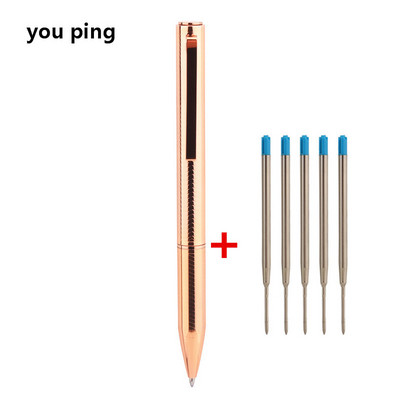 Nauji aukštos kokybės 738 metalo spalvos mokyklos mokinių biuro reikmenys tušinukai