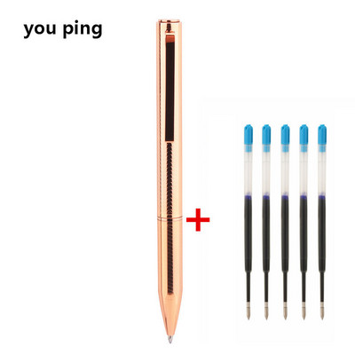 Nauji aukštos kokybės 738 metalo spalvos mokyklos mokinių biuro reikmenys tušinukai