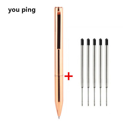 Nauji aukštos kokybės 738 metalo spalvos mokyklos mokinių biuro reikmenys tušinukai