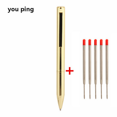 Nauji aukštos kokybės 738 metalo spalvos mokyklos mokinių biuro reikmenys tušinukai