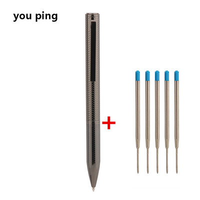 Nauji aukštos kokybės 738 metalo spalvos mokyklos mokinių biuro reikmenys tušinukai