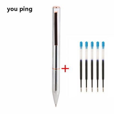 Nauji aukštos kokybės 738 metalo spalvos mokyklos mokinių biuro reikmenys tušinukai