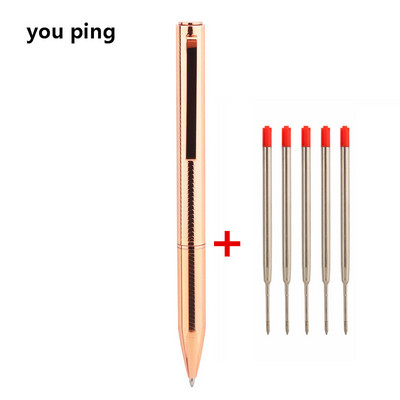 Nauji aukštos kokybės 738 metalo spalvos mokyklos mokinių biuro reikmenys tušinukai