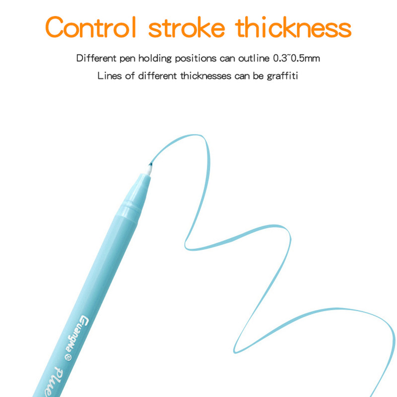 Jednostavna fina studentska akvarel olovka u 12 boja Rubni marker za crtanje Strip marker Grafitna olovka u boji