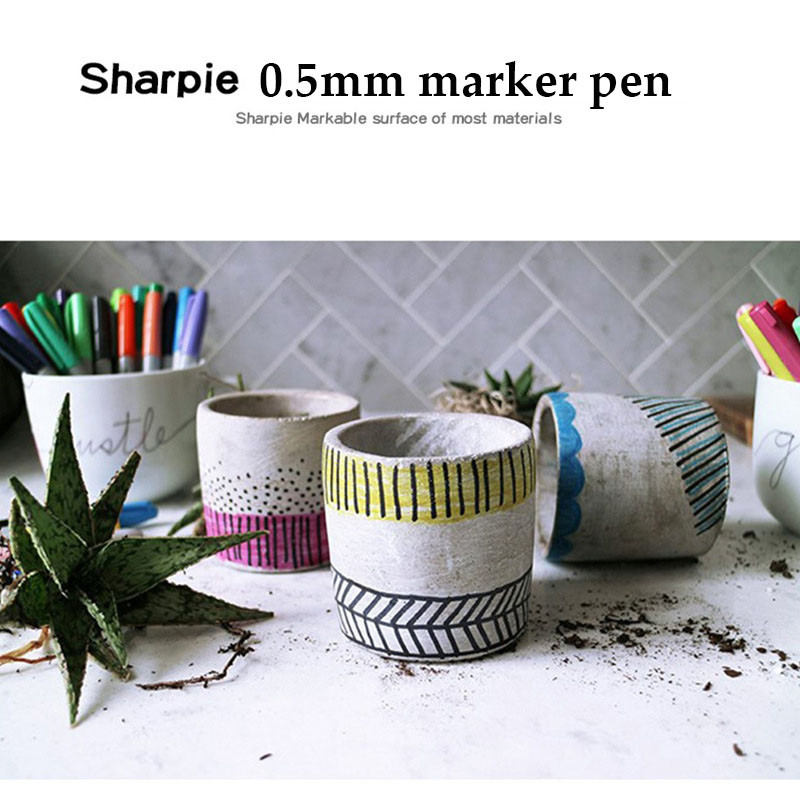 Μαρκαδόροι 9 χρωμάτων 0,5 χιλ. Στυλό βελόνας αδιάβροχο Fine Point Art Μαρκαδόρος χωρίς σκόνη Σχολικό Γραφείο Γραφής Χαρτικά Sharpie Προμήθειες