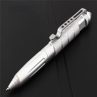 1 gab. Augstas kvalitātes metāla krāsas taktiskā aizsardzības pildspalva Skolas studentu biroja lodīšu pildspalvas Modes biznesa dāvanu rakstīšanas pildspalvas