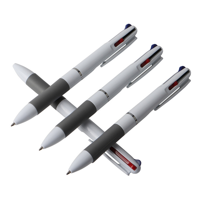 4 DB/tétel GENKKY golyóstoll Kawaii Silica 3 színes tintával fekete kék piros golyóstoll író gyerekeknek diákoknak ajándék írószer