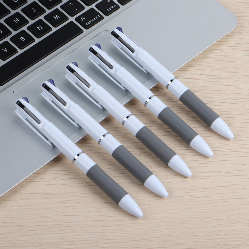 4 DB/tétel GENKKY golyóstoll Kawaii Silica 3 színes tintával fekete kék piros golyóstoll író gyerekeknek diákoknak ajándék írószer