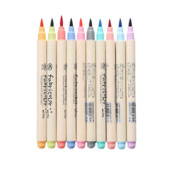 10kom akvarel kist flomaster set flomastera za slikanje Crtanje Skiciranje Bojanje Pribor Školski umjetnički pribor sketčbuk