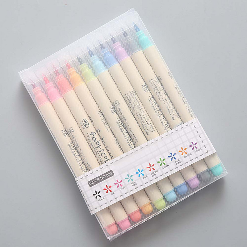 10kom akvarel kist flomaster set flomastera za slikanje Crtanje Skiciranje Bojanje Pribor Školski umjetnički pribor sketčbuk