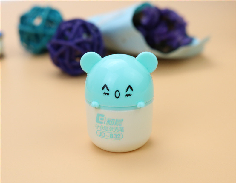 Slatki hrčak Highlighter u 6 boja Mini prijenosno pakiranje Studentska knjižica Dekoracija stola mali komadići