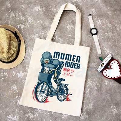 One Punch Man Shopping Bag Grocery Shopper Anime Genos Saitama Sensei Shopping Torba od jute Pamučna torba od jute