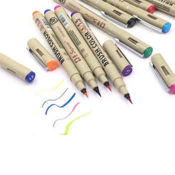 1 τεμ Superio 12Colors Drawing Artist Brush Sketch Markers Σετ για παιδιά σχολικής ύλης Γραφική ύλη Ακουαρέλα μαρκαδόρο προμήθειες