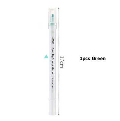 1 buc set de pix marcator de ștampile cu două vârfuri, marcator de linie de culoare, căptușeală de puncte pentru desen, vopsea, artă, birou, școală FC7277