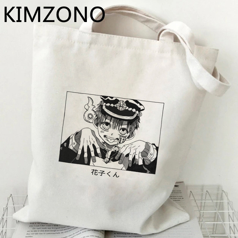 Hanako Kun torba za kupnju tote shopper platno bolso shopping torba torba ecobag sacola tkanina reciclaje custom