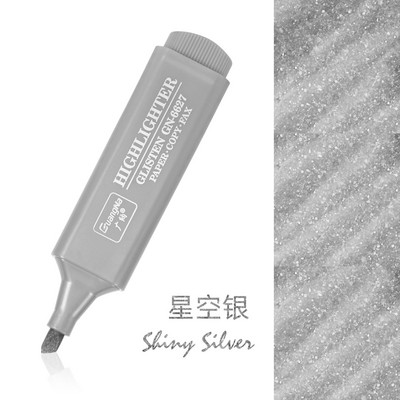 GuangNa 8gab Morandi Highlighter Light Color Kawaii Marķiera pildspalva DIY Photo Album Journal Fluorescent Pen Student Kancelejas preces