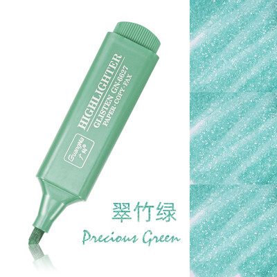 GuangNa 8gab Morandi Highlighter Light Color Kawaii Marķiera pildspalva DIY Photo Album Journal Fluorescent Pen Student Kancelejas preces