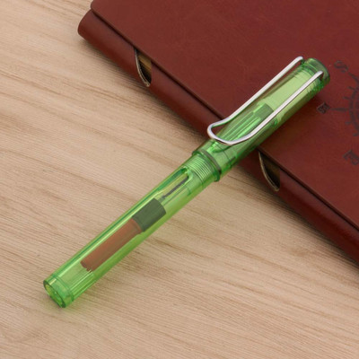 prozirna plastika Roler olovka srebrna klasična POKLON Uredski školski pribor Kemijska olovka za pisanje