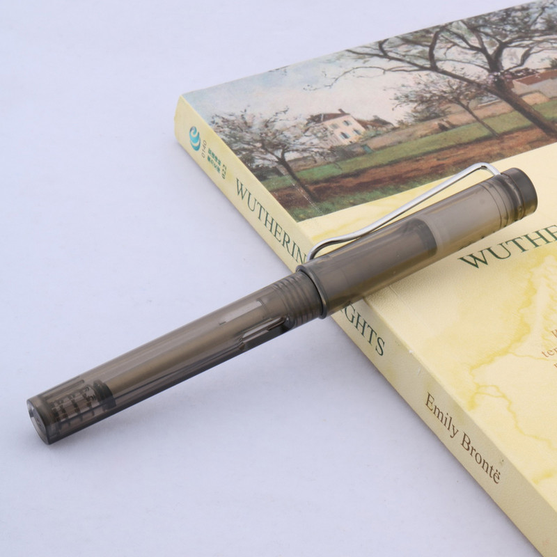 prozirna plastika Roler olovka srebrna klasična POKLON Uredski školski pribor Kemijska olovka za pisanje