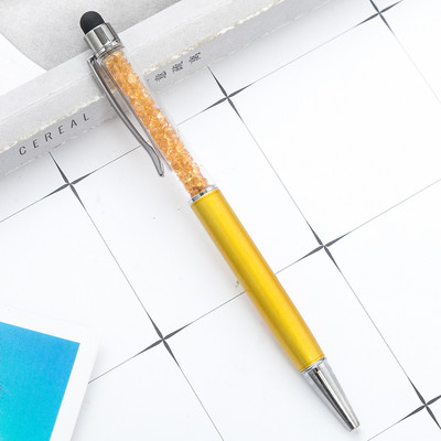 Prekrasna kristalna kemijska olovka, modna kreativna olovka za pisaći pribor, prilagođeni logotip za ured i školu, poklon