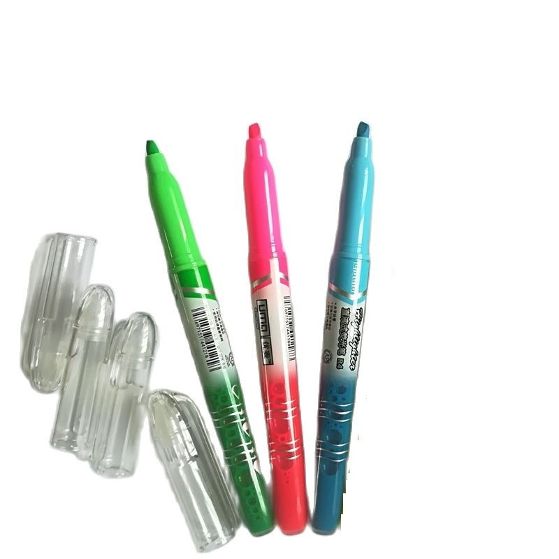 Spalvingi mokykliniai paryškinimo rašikliai, mokiniai, žymekliai, žymekliai teptukai, pasteliniai žymekliai akvarelinis fluorescencinis rašiklis piešimui