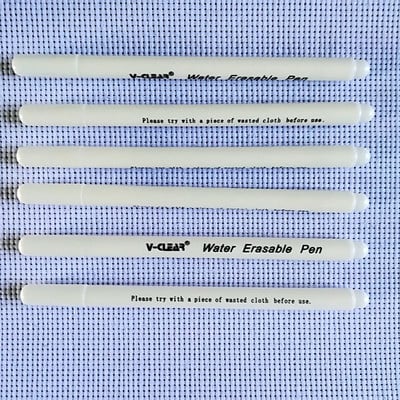 Marcator pentru țesături, cerneală care dispare, solubil în apă, șters cu aer, marker pentru cusut, bricolaj, pentru matlasare, șters cu apă