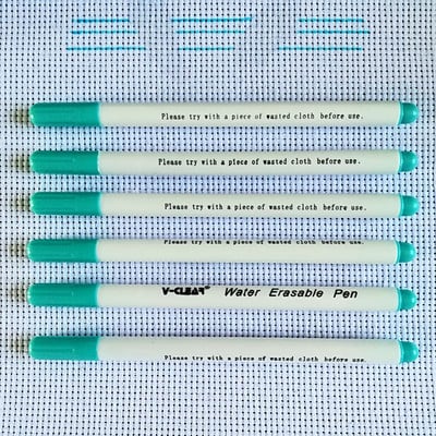 Marcator pentru țesături, cerneală care dispare, solubil în apă, șters cu aer, marker pentru cusut, bricolaj, pentru matlasare, șters cu apă