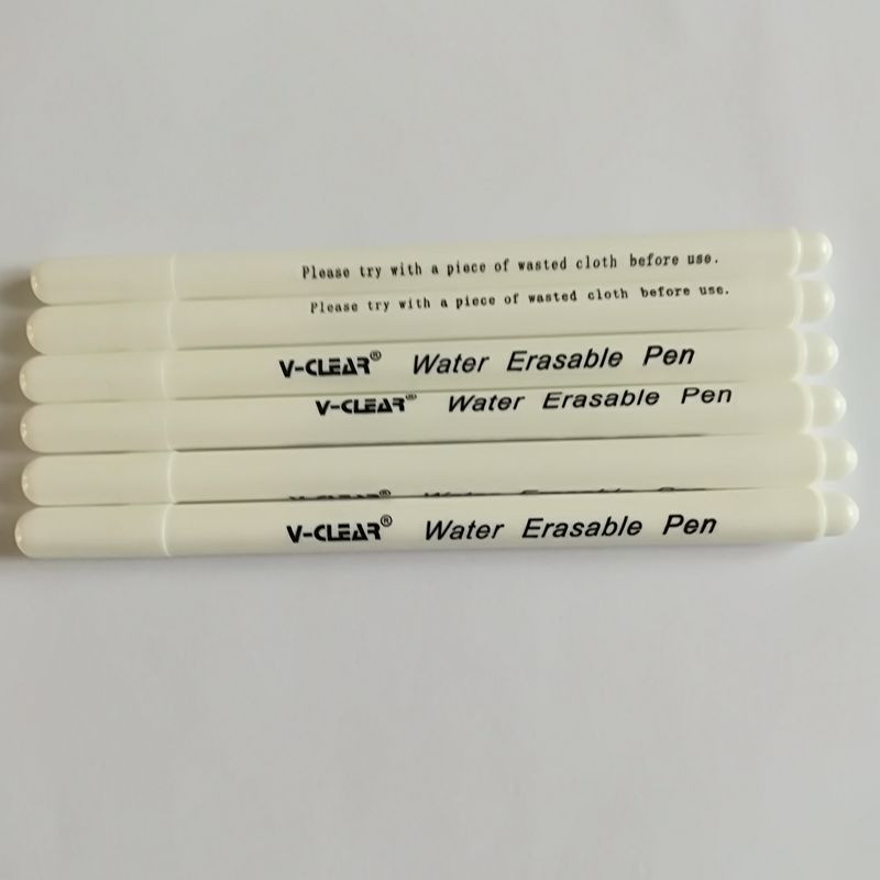 Marcator pentru țesături, cerneală care dispare, solubil în apă, șters cu aer, marker pentru cusut, bricolaj, pentru matlasare, șters cu apă