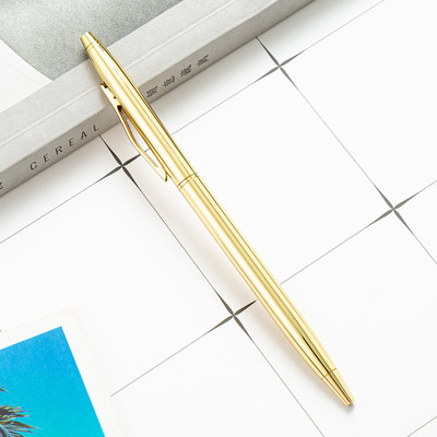 Novi prilagođeni logotip Metalna kemijska olovka Jednostavne poslovne reklamne olovke Personalizirane poklon olovke Studentski pribor Uredski materijal