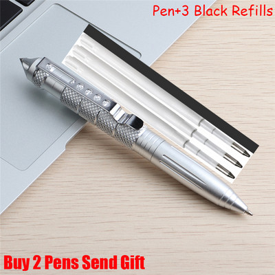 Vruće prodana samoobrambena puna metalna kemijska olovka Windows zaštita od loma Olovka za pisanje Kupite 2 Pošaljite poklon