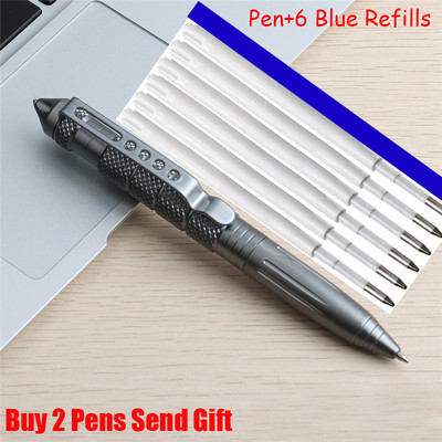Vruće prodana samoobrambena puna metalna kemijska olovka Windows zaštita od loma Olovka za pisanje Kupite 2 Pošaljite poklon