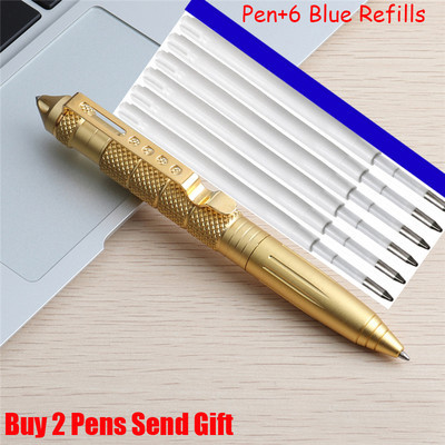 Vruće prodana samoobrambena puna metalna kemijska olovka Windows zaštita od loma Olovka za pisanje Kupite 2 Pošaljite poklon