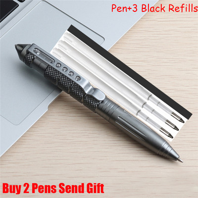 Vruće prodana samoobrambena puna metalna kemijska olovka Windows zaštita od loma Olovka za pisanje Kupite 2 Pošaljite poklon