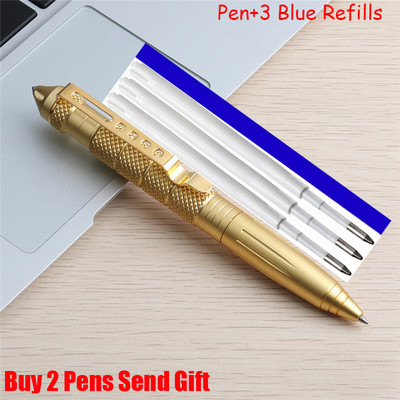 Vruće prodana samoobrambena puna metalna kemijska olovka Windows zaštita od loma Olovka za pisanje Kupite 2 Pošaljite poklon