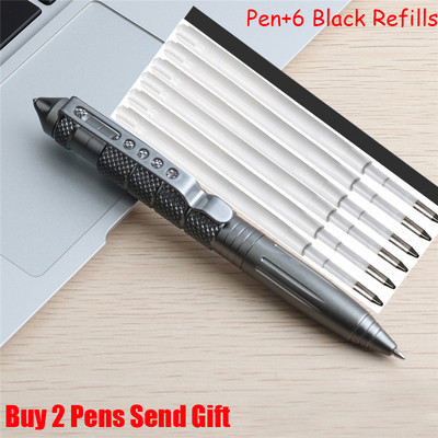 Vruće prodana samoobrambena puna metalna kemijska olovka Windows zaštita od loma Olovka za pisanje Kupite 2 Pošaljite poklon
